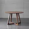 Mesa de Comedor Minimalista Nórdica de Madera Maciza para Reuniones de Negocios, Mesa Sencilla para Dormitorio, Combinación de Lujo Ligero Estilo Hiroshima para Recepción de Cafetería