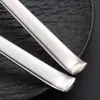 Cucharas Públicas de Acero Inoxidable 304 Transfronterizas para Platos, Fugas, Cuchara de Acero Inoxidable de Alta Gama para Hot Pot, Fugas, Cuchara de Sopa con Mango Largo para el Hogar, Cuchara de Servicio para Hotel
