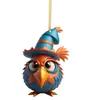 Colgante de Pavo Nuevo Producto Transfronterizo Adorno para Árbol de Navidad Decoración para Colgar en el Coche Decoración de Árbol de Navidad para Asiento Trasero del Coche Dibujos Animados