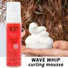 Mousse para Pentear com Manteiga de Karité para Cabelos Naturais Espuma de Gel Seco Volumizador Mousse Versão para Exportação
