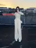 Moda de Tallas Grandes para Primavera y Otoño, Elegante y de Alta Gama, Conjunto Deportivo Casual de Dos Piezas con Sudadera con Capucha para Mujeres Gorditas