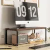Suporte elevatório para computador de mesa, suporte elevatório para monitor de laptop, organizador de mesa para dormitório, suporte de base para tela de escritório