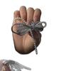 Acabamento Super Resistente! Broche Elegante Retrô de Laço com Pérolas Artificiais e Strass, Alfinete de Casaco Personalizado de Alta Qualidade e Estiloso para Mulheres