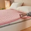 Cubierta de Cama Cubierta de Colchón de Látex Cubierta Protectora Dormitorio de Estudiante Individual Sábana Todo Incluido Chaqueta de Esponja Extraíble y Lavable Cubierta de Colchón Marrón