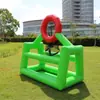 Prop inflable para exteriores de avión para tiro a canasta de baloncesto interactivo para varias personas para campamentos de turismo cultural, team building y competiciones divertidas