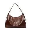 Bolsa Tote Casual e de Luxo para Mulheres 2025 Outono Nova Grande Capacidade Moderna Urso Tendência Única Ombro Transversal