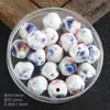 Pulseira de Contas Cerâmicas com Pedra Pequena Galvanizada Symphony Pulseira Contas Soltas Acessórios de Vestuário Material para Miçangas Joias Artesanais DIY