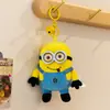 Muñeco de Peluche Auténtico de Mi Villano Favorito Minion Muñeco Llavero Oso Tim Accesorios para Cumpleaños de Bebé Regalo para Mujeres