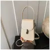 Bolso Cuadrado Pequeño de Moda Transfronterizo para Mujer 2026 Nuevo Estilo Elegante Bolso para Teléfono Versátil Bolso de Hombro Cruzado para Viajes Diarios