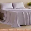 Lençol de Fibra de Bambu Natural Antibacteriano 60S Classe A Peça Única Refrescante de Verão Conjunto de Três Peças Fronha para Cama de Solteiro de Dormitório