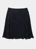 Falda Corta de Lunares Nuevo Estilo Primavera y Verano 2026 Falda de Cintura Alta Adelgazante para Mujer Casual Versátil Moderna Falda de Línea A Anti-Exposición