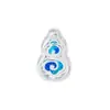 Seiko S925 Prata Esterlina Filigrana Esmalte Cloisonné Azul Cabaça Contas Espaçadoras Pulseira de Contas DIY Acessórios de Prata