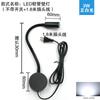 Lámpara de Pared de Manguera LED Hotel Mesita de Noche Lámpara de Lectura de Cuello de Cisne con Interruptor Lámpara Personalizada para Estudio Dormitorio Montaje en Superficie Lámpara para Cuadros