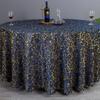 Toalha de Mesa para Hotel Toalha de Mesa de Poliéster Saia de Mesa para Eventos Transfronteiriça Hotel Espessa Processo de Estampagem em Relevo Toalha de Mesa à Prova de Poeira
