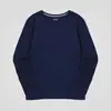 Camiseta Básica de Manga Larga con Cuello Redondo para Hombre, Primavera y Otoño 2026, Camiseta Base, Ajuste Holgado Casual, Top Interior Versátil de Color Sólido