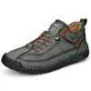 Zapatos de mujer de talla grande más vendidos en Amazon transfronterizos, zapatos casuales cosidos a mano, zapatos de trabajo para exteriores unisex de media caña para hombres