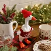 Set de disfraz de ganso para porche transfronterizo, figura de ganso en miniatura, disfraz para decoración de ambiente navideño, accesorios de suéter tejido
