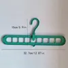 Cabide Multifuncional, Cabide de Roupa com Nove Furos, Cabide Dobrável Sem Marcação para Calças, Organização de Dormitório, Varal Giratório, Suporte de Armazenamento