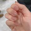 Uñas Postizas Huanhuan Color Nude de Moda Estilo Puro Deseo Templo Ganlu Hechas a Mano Parches de Uñas Postizas
