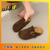 Modelo Birkenstock 2026 Nuevo con Suela Blanda para Uso en Exteriores, Zapatos Birkenstock Versátiles de Suela Gruesa, Estilo Retro Francés, Pantuflas Cerradas que Aumentan la Altura, Cómodas