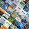 62 Nuevas Pegatinas de Graffiti de la Serie Paisaje de Modismos de Nicho Manual Decorativo DIY Taza de Agua Funda para Teléfono Móvil Papel Recubierto