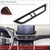Adecuado para Toyota Veloz Consola Central Salida de Aire Marco Decorativo Moldura Accesorios de Modificación Interior Patrón de Fibra de Carbono