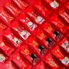 Bolsa de embalaje para dulces de turrón de Año Nuevo, papel de regalo crujiente de copo de nieve, bolsa de galletas hecha a mano, pequeña bolsa fresca para máquina, caja al por mayor