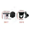 Dinghui Aplicable a Toyota Camry Lexus Corolla Clip de Parachoques de Guardabarros Delantero D817D818
