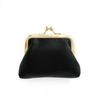 Monedero retro mini con diseño de cruz, monedero corto para mujer con hebilla de color caramelo, monedero de piel sintética, venta al por mayor