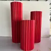Colunas Romanas Adereços de Casamento Coluna de Mesa de Sobremesas Dobrável Enfeites Dobráveis Coluna de Papel Cilindro de Criptografia Mesa de Exibição de Flores para Casamento