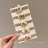 Cuerda para el pelo de estrella pequeña de alta elasticidad Banda de goma para atar trenzas pequeñas de pío Accesorios para la cabeza Banda elástica para la cabeza de niños Nueva 2025