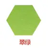 Paneles hexagonales de fieltro coloridos hechos a medida, paneles absorbentes de sonido de fibra de poliéster, tableros de mensajes de fieltro y decoraciones de formas únicas para jardines de infancia
