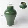 Recipiente para Flores, Plato Redondo, Recipiente Estilo Japonés, Maceta, Jarrón de Cerámica Estilo Chino para Arreglo Floral, Pieza Decorativa, Plato para Flores Ikebana
