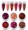 Glitter para uñas + fragmentos + lentejuelas para uñas mezclado DIY uso uñas belleza de uñas transfronteriza flujo cáñamo traje epoxi