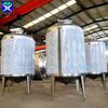 Tanque de almacenamiento grande para medicamentos químicos, tanque comercial de acero inoxidable para aceite de girasol, aceite de sésamo, tanque vertical para almacenamiento de licores