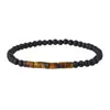 Pulseira Cruzada Europeia e Americana Popular Casca de Coco Lasca de Madeira Turquesa Pulseira Elástica de Madeira com Contas Estilo Hip-Hop Masculino Artesanal Estilo de Férias