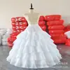 Seis Saias de Casamento com Aro de Aço e Cintura Elástica, Tamanho Grande, Atacado do Fabricante