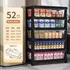 Armário de Armazenamento Multicamadas Prateleira de Armazenamento Caixa de Armazenamento de Plástico Tipo Gaveta Armário de Armazenamento Sanduíche Banheiro Cozinha Leidezhu