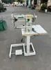 246 Máquina de Coser Industrial Boca Pequeña Canilla Grande/Material Grueso Puntada de Recorte/Máquina de Coser de Bordes/Motor Servo Modelo Nuevo con Base Plana