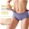 Calcinhas Menstruais Europeias e Americanas de Venda Quente Transfronteiriça, à Prova de Vazamentos, Cintura Média-Alta, Respiráveis, Tamanho Grande para Mulheres
