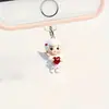Tapón de Polvo para Teléfono Acrílico de Ángel del Amor 2D, Diseño de Corazón de Amor, Compatible con Iphone/T