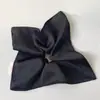 Elástico de Cabelo Grande de 35cm para Mulheres, Tecido Liso, Elástico Simples e Fashionável de Intestino de Porco