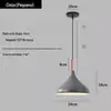 Lustre de Cabeça Única Moderno Criativo para Restaurante Estilo Industrial Lojas de Hot Pot Self-Service Lâmpadas Coloridas Comerciais para Salão de Cabeleireiro