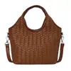 Bolso de Red Tejida para Mujer 2026 Nuevo Estilo Coreano Retro Bolso de Mano Moda de Nicho Cesta de Picnic Bolso de Hombro Único Cruzado