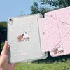 Padrões opcionais adequados para capa protetora Apple iPad 11 air 8/7/6 case pro dobrável mini Miffy 10 transparente