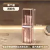 Set de Vasos para Artículos de Tocador de Viaje Caja de Almacenamiento Vaso para Enjuague Bucal y Cepillo de Dientes Dos en Uno de Grado Alimenticio Cepillo de Dientes Espesado Portátil y Compacto