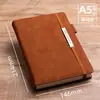 Cuaderno de Plan Diario Logo Imprimible Personalizado Correa Horario Agenda de Eventos Diario al por Mayor Cuaderno de Plan de 365 Días