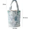 Arte de Tela Hecho a Mano Mariposa Azul Sueño Accesorios para Ceremonia del Té Colección Esterilla de Té Azul Paño de Té Bolsa para Juego de Té Bolsa de Almacenamiento Portátil