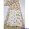 Tecido com Lantejoulas Bordadas Estampadas com Base de Tule, Tecido para Vestido com Padrão de Plantas Semitransparente para Desfiles de Moda Renda com Lantejoulas
