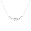 Colar com Pingente de Laço Estilo Coreano Estilo Ins Moda Feminina Elegante Acessível Luxo de Ponta Versátil Corrente da Clavícula Acessórios